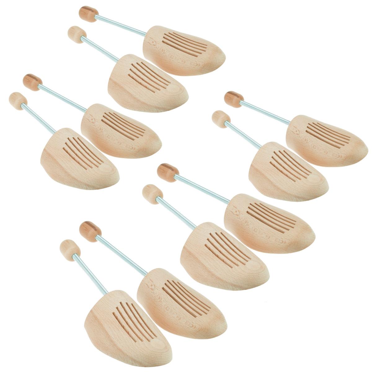 5 Paar MAX Basic Premium Schuhspanner Schuhstrecker Schuhformer aus Holz Buche für Damen und Herren