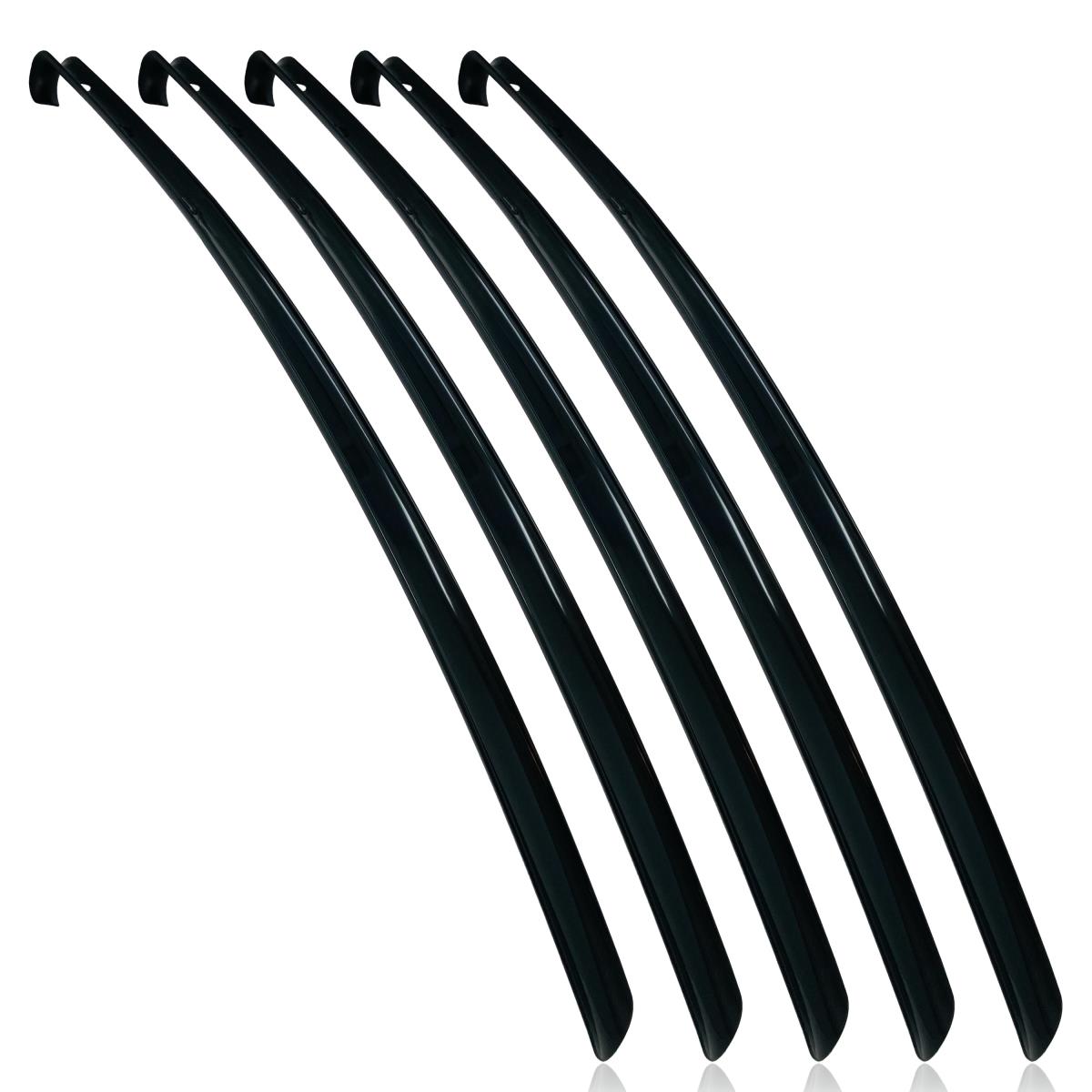 5 Stück Finley Ergoflex Schuhlöffel - Schuhanzieher/Shoe Horn 70cm lang aus Kunststoff - rückenschonende Schuh-Anziehhilfe