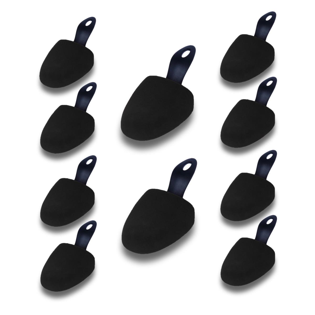 LISA Basic Velours Rund Größe 37-41 - 5 Paar Set - Schaumstoff Schuhspanner für Damen runde Form LISA Basic Velours Rund Größe 37-41 - 5 Paar Set - Schaumstoff Schuhspanner für Damen runde Form