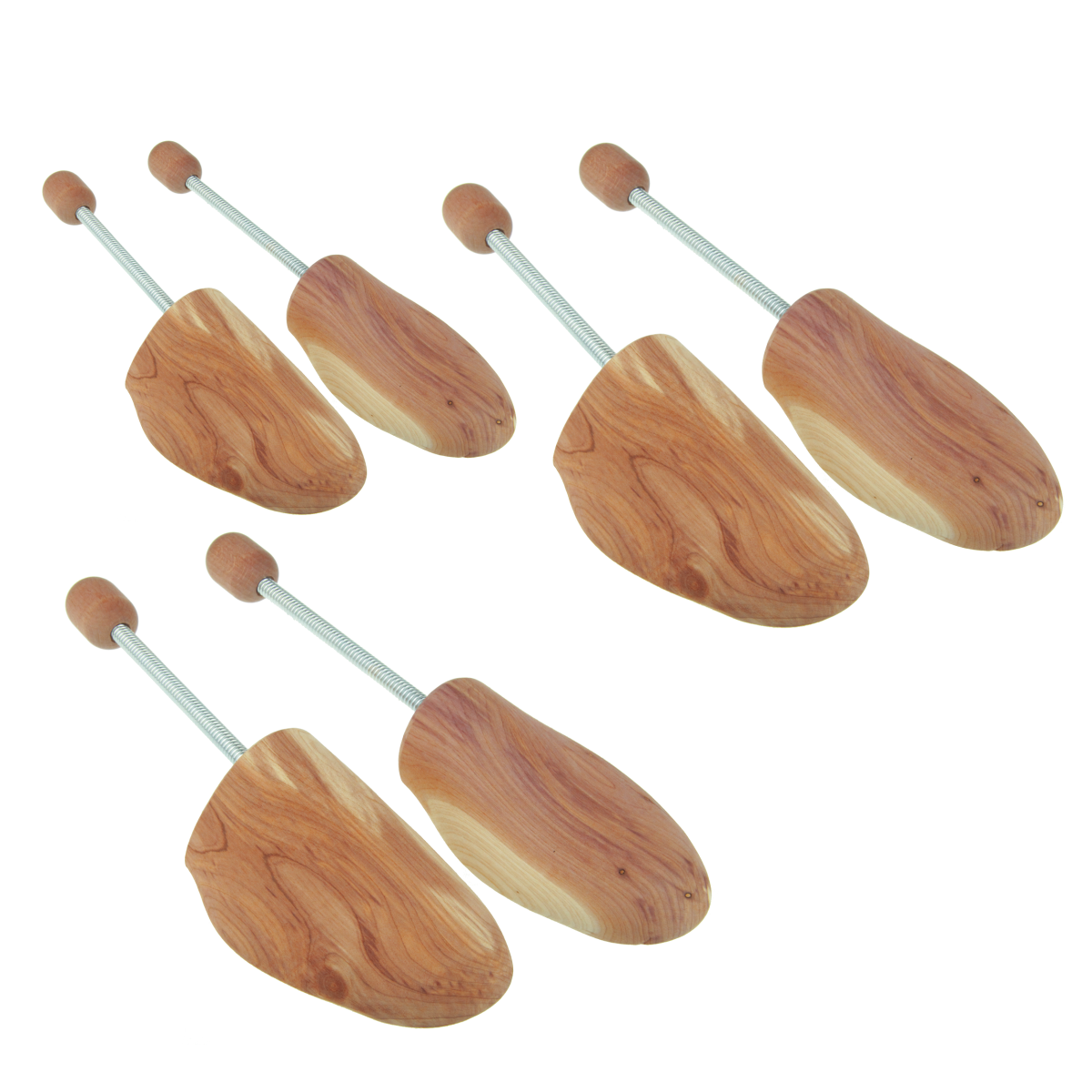 3 Paar MAX Basic Cedar Schuhspanner Schuhstrecker Schuhformer aus Zedernholz für Damen und Herren