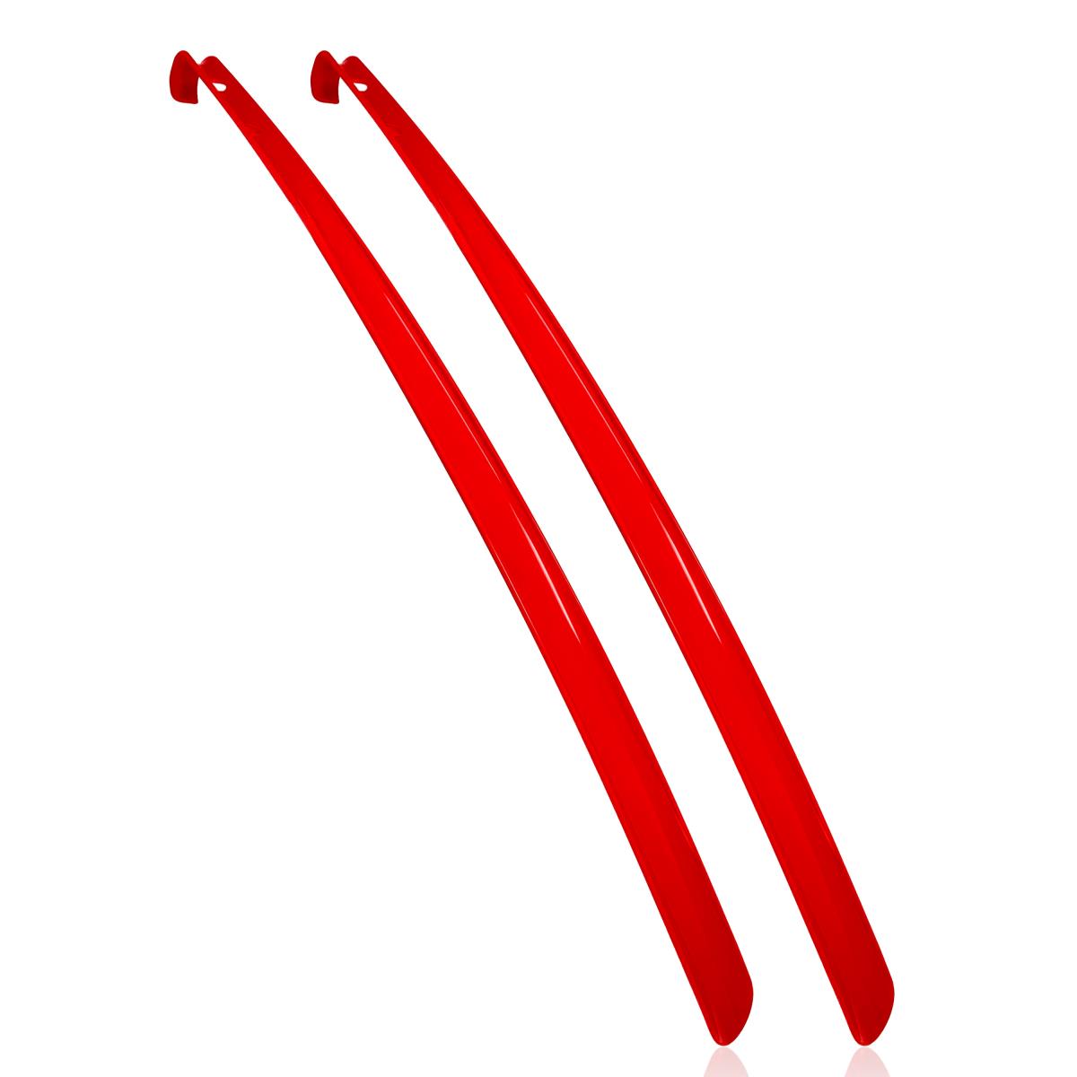 2 Stück Finley Ergoflex Schuhlöffel - Schuhanzieher/Shoe Horn 70cm lang aus Kunststoff - rückenschonende Schuh-Anziehhilfe